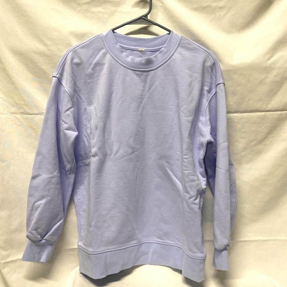 Women's Lululemon Perfectly Oversized Crew, Lilac Size 6